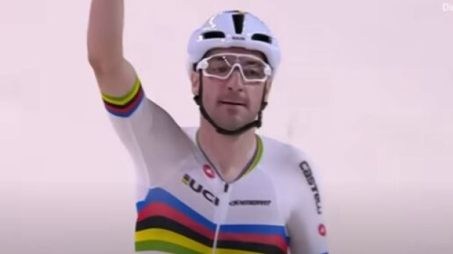 Elia Viviani, una delle punte dell'Italia ai Mondiali di ciclismo su pista.