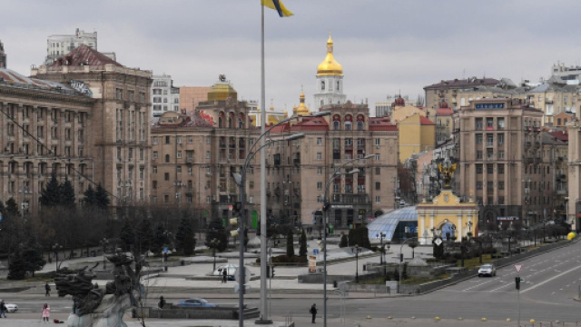 La città di Kiev prima dei missili russi.