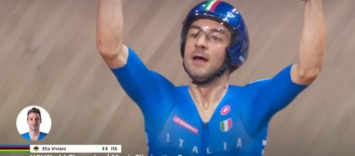 Ciclismo, Elia Viviani conquista la medaglia d'oro ai Mondiali su pista.