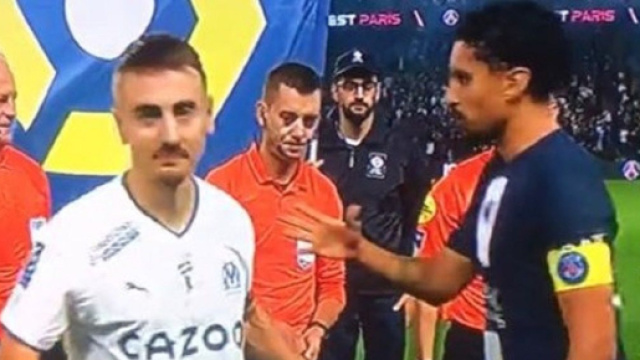 PSG - OM : Le gros vent de Rongier sur Marquinhos fait le buzz (capture YouTube)