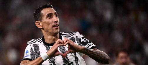 in foto Di Maria, attaccante della Juve.