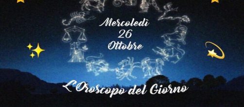 L'oroscopo di mercoledì 26 ottobre 2022.