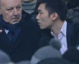 Inter, il presidente Steven Zhang con Marotta.
