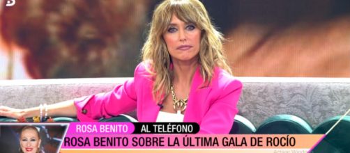 Rosa Benito desmintió que la última gala se llevara a cabo para pagar la enfermedad de Rocío Jurado (Captura de pantalla de Telecinco)