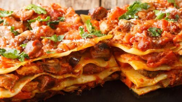Ricetta della 'pasta golosa al forno'.