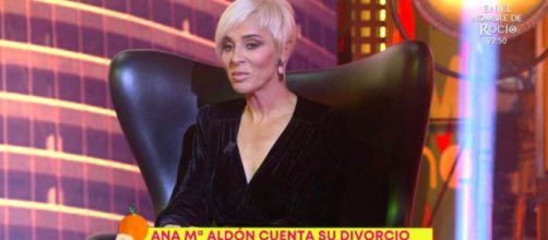 Ana María Aldón fue entrevistada por Jorge Javier en 'Sálvame' (Captura de pantalla de Telecinco)