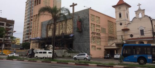 Imagens das Igrejas Nova e Velha de São Judas Tadeu, localizadas na zona sul de São Paulo (Reprodução)