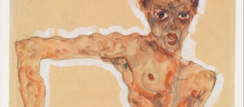 Egon Schiele's 'Self-Portrait' (Image source: Metropolitan Museum of Art collection)