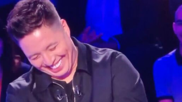 Nasri mort de rire par les boulettes d'Adan ce mardi soir. (credit capture Canal+)
