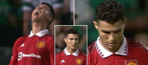 La longue détresse de Cristiano Ronaldo contre Omonia émeut les fans (capture YouTube)