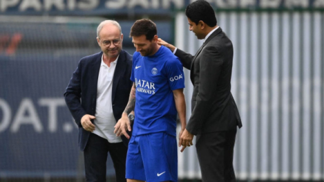 Messi et le PSG, une histoire qui s'achèvera l'été prochain ? (crédit Twitter)