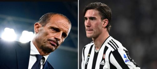 Allegri e Vlahovic sarebbero tra i maggiori colpevoli della sconfitta rimediata ieri pomeriggio dalla Juventus contro il Milan