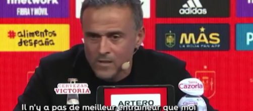 CDM - Espagne : La conférence de presse lunaire de Luis Enrique fait le buzz (capture YouTube)