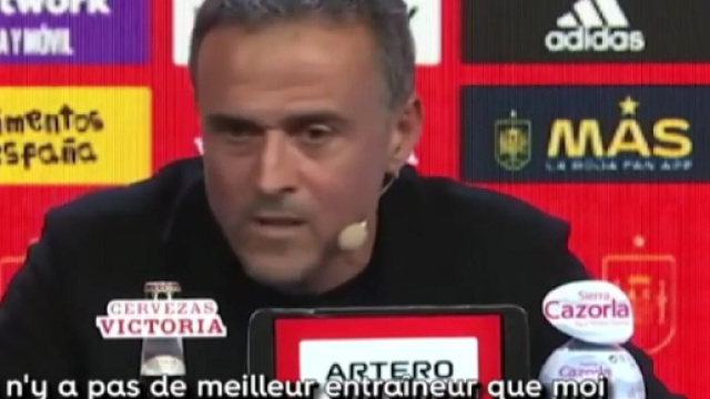 CDM - Espagne : La conférence de presse lunaire de Luis Enrique fait le buzz (capture YouTube)