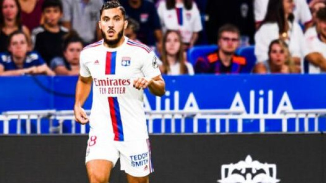 Rayan Cherki sous les couleurs de l'OL. (crédit Twitter)