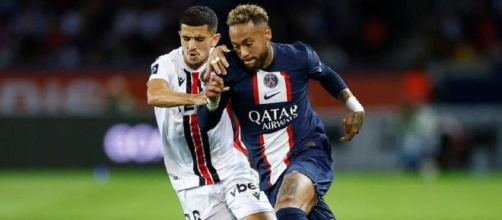 Le message particulier de Neymar à Youcef Atal lors de PSG - Nice fait le buzz (capture YouTube)