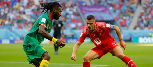 Suíça e Camarões abriram as disputas do grupo do Brasil (Reprodução/Twitter/@FIFAWorldCup)