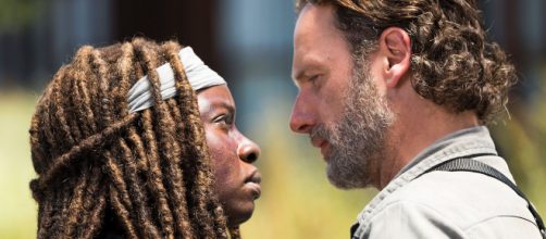 'The Walking Dead': Rick e Michonne voltaram no último episódio (Reprodução/AMC)