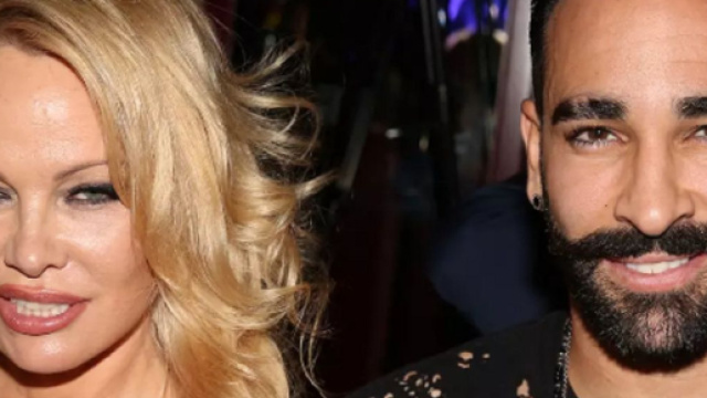Pamela Anderson balance sur Adil Rami qui profite encore de son ex (Credits photo : Domine Jerome / ABACA)