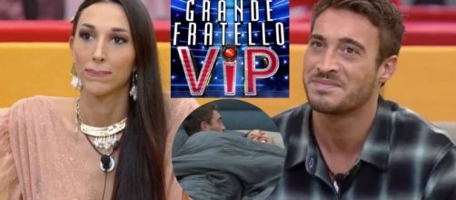 GF Vip, Giaele e Antonino criticati dai fan: 'Tutta finzione, lei piange senza lacrime'.