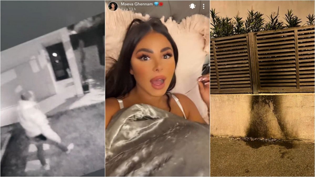Maison De Maeva Ghennam Marseille Maeva Ghennam en panique : des personnes ont mis le feu chez elle, elle  dévoile les vidéos