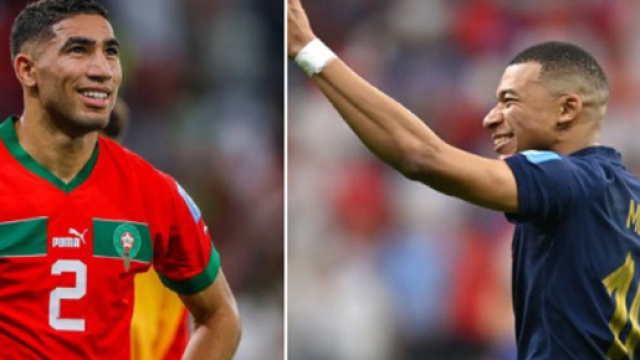 Le message d'Achraf Hakimi pour Kylian Mbappé après France - Angleterre (capture Youtube)