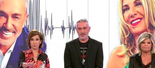 El tertuliano se marchó del 'Deluxe' visiblemente afectado (Telecinco)