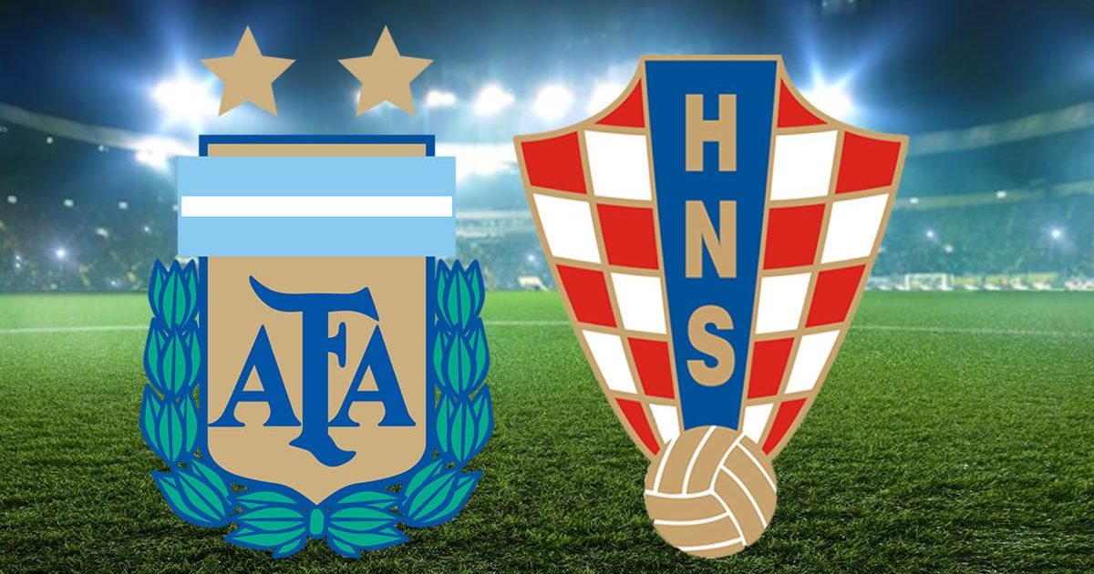 Argentina x Croácia onde assistir ao vivo e informações da partida