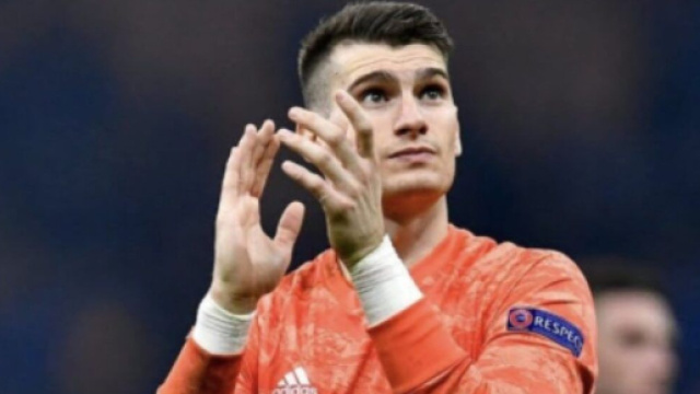 Dominik Livakovic, portiere della nazionale della Croazia.