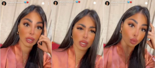 Maeva Ghennam prise à partie par un groupe de garçons à Dubaï pendant le match France - Maroc.
