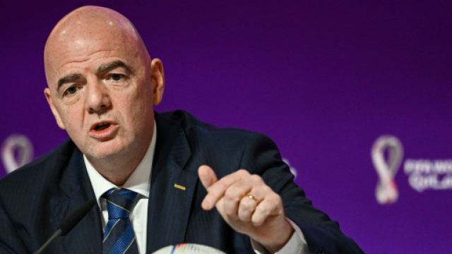 Mondiali, in foto il presidente FIFA Gianni Infantino.
