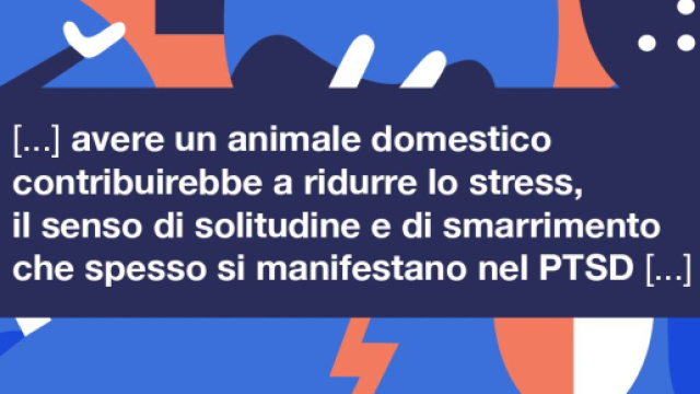 Gli animali domestici migliorano l'umore nei casi di PTSD (VIDEO).