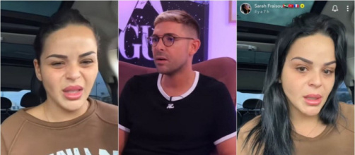 Sarah Fraisou en larmes : elle supplie le blogueur Sam Zirah de la laisser tranquille.