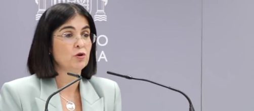 Carolina Darias ha realizado una rueda de prensa de urgencias por el coronavirus (LaHoraRTVE)