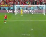 Achraf Hakimi et le Maroc qualifiés pour les quarts de finale du Mondial 2022. (crédit Twitter)