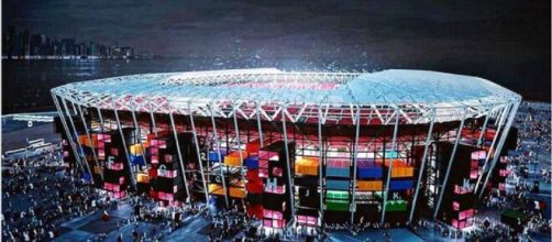 El estadio 974 es la primera instalación desmantelada en el Mundial de Qatar 2022 (Instagram @futbolconrj)
