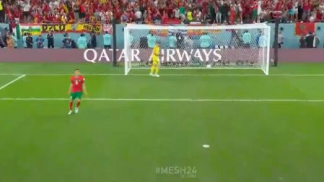Achraf Hakimi et le Maroc qualifiés pour les quarts de finale du Mondial 2022. (crédit Twitter)