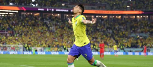 Lucas Paquetá brilhou na goleada contra a Coreia (Reprodução/Twitter/@fifaworldcup)