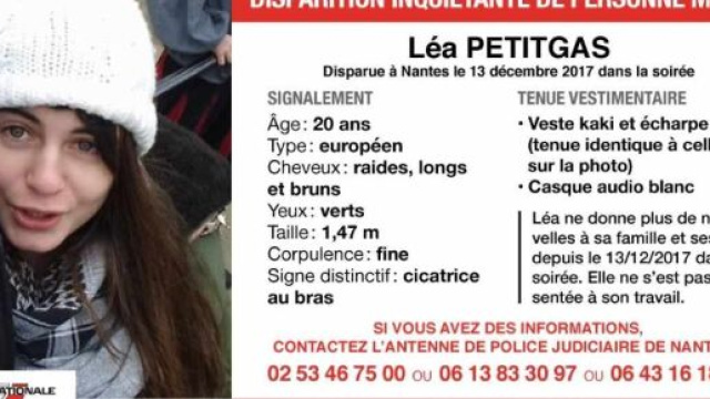 Léa Petigas - Avis de disparition