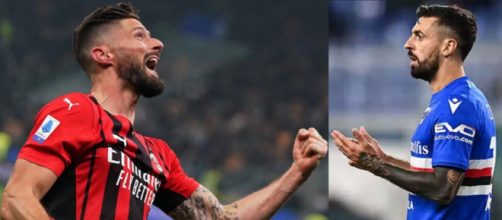 Milan-Sampdoria, probabili formazioni: Giroud sfida Caputo, out Theo Hernandez.