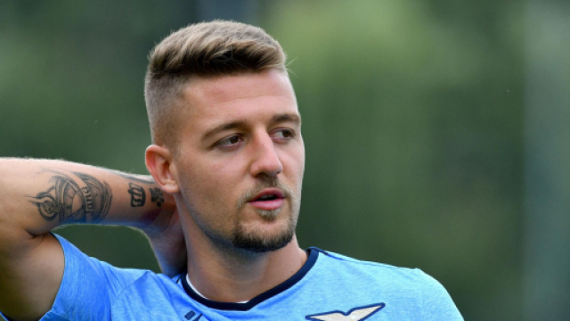 Sergej Milinkovic-Savic, centrocampista della Lazio.