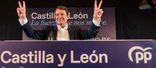 Mañueco no quiere formar gobierno con Vox en Castilla y León (Twitter/alferma1)