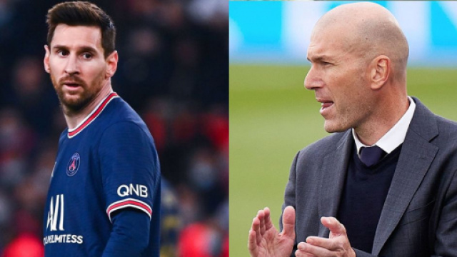 Zidane annoncé au PSG, ce qui ne plairait pas à Leo Messi. (crédit Twitter)