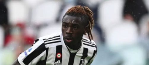 Moise Kean, giocatore della Juventus.