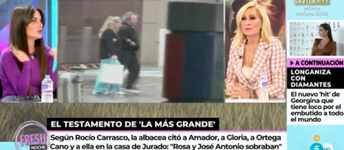 Rosa Benito recordó los últimos días de Rocío Jurado (Telecinco)