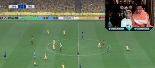 Hakimi et Mbappé présents sur FIFA 22. (crédit Twitter)