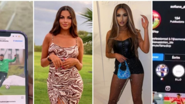 Des influenceuses ont montré certains DM reçus de la part de joueurs professionnels de Ligue. (crédit montage Photo, Twitter et Instagram)