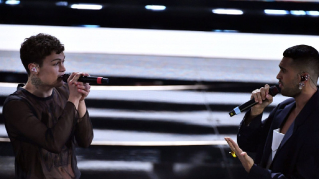 Sanremo 2022, Mahmood e Blanco primi in classifica: 'Siamo felici'.