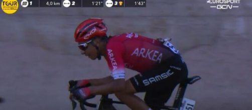 Nairo Quintana al comando del Tour des Alpes Maritimes et du Var.