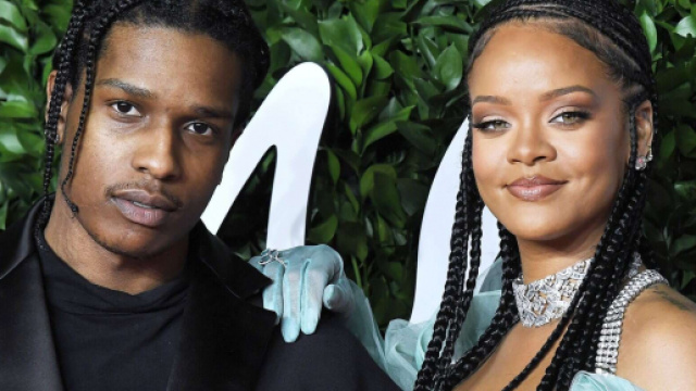 Rihanna assume sa grossesse avec ASAP Rocky - Source : capture d’écran, Twitter